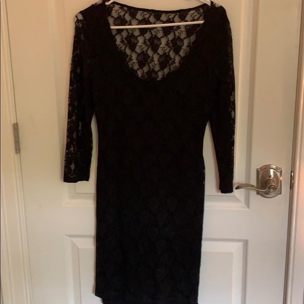 GUESS black lace dress